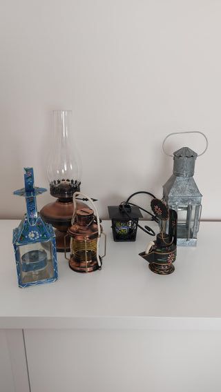 Faroles decorativos varios