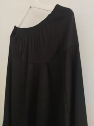 Falda flamenca negra talla única