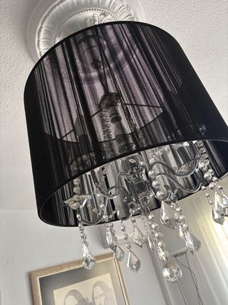 Lámpara de techo colgante negra JUEGO DE 2