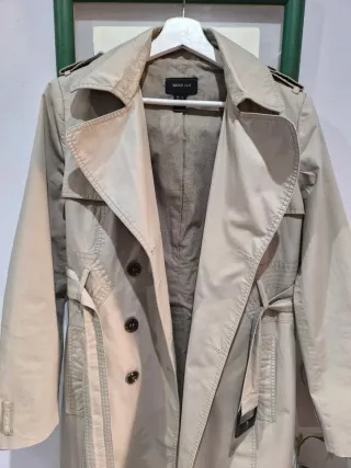 Trench Mango Beige claro