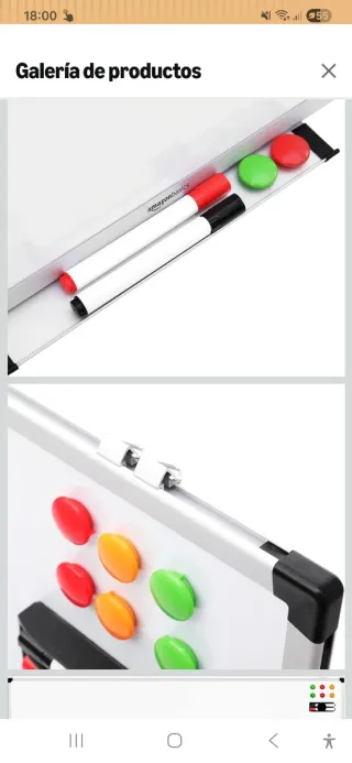 Pizarra Blanca 240x120 cm