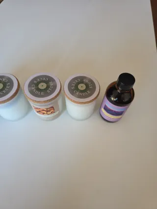 Kit 4 candele + profumatore liquido