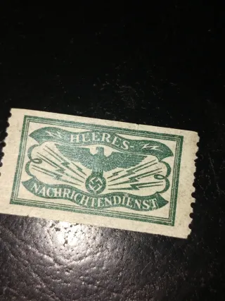 Antiguo sello alemán del servicio secreto 1930-40