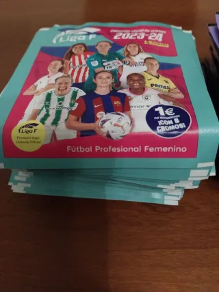60 Sobres cromos Liga F 2023-24 y 2024-25