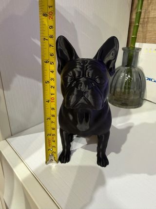 Figura Bulldog Francés 3D Negra