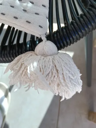 Sofá 2 plazas terraza negro