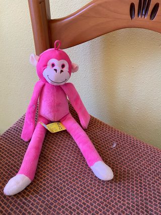 Peluche Mono Rosa