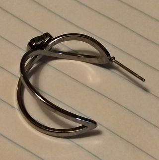 Pendientes Tous Aro Azul y Plata