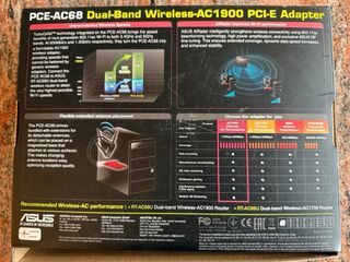 Tarjeta WiFi ASUS PCE-AC68 PCIe AC1900