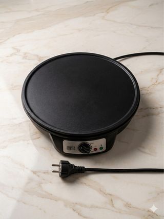 Crepera eléctrica negra ORBEGOZO