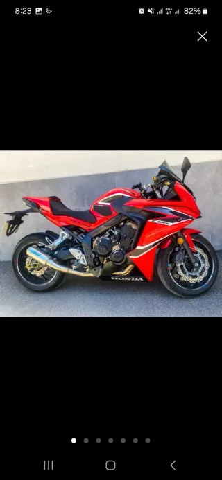 Honda CBR650F - Moto Deportiva Negra/Roja