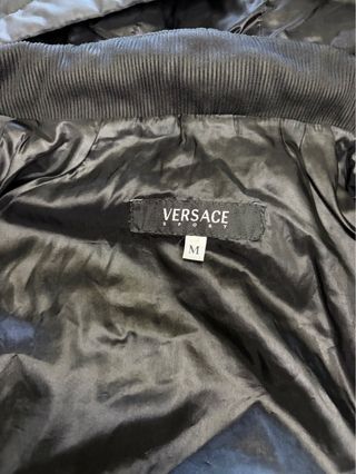 Chaqueta Versace Talla M Negra