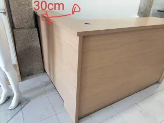 Mostrador de tienda madera 1.70m