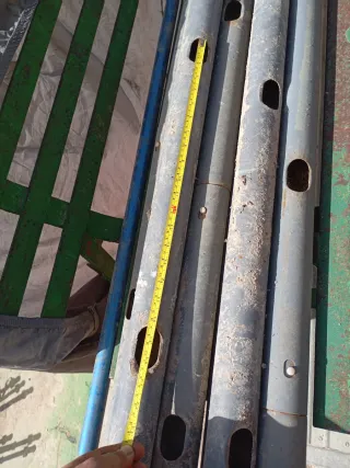 Estructura piscina tubos laterales