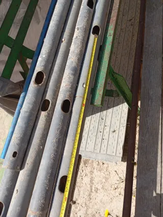 Estructura piscina tubos laterales