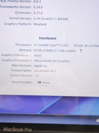 MacBook Pro 2010 i7 15 pulgadas