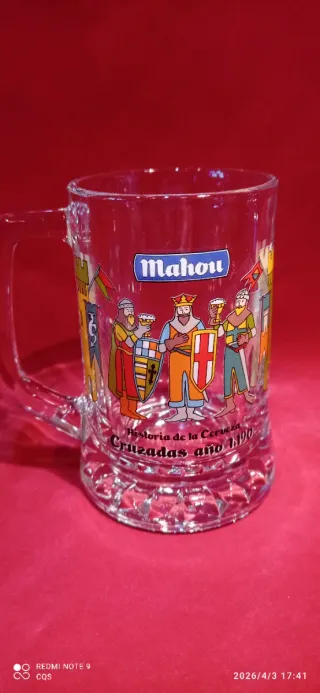 Set di 7 tazze da birra collezione Mahou