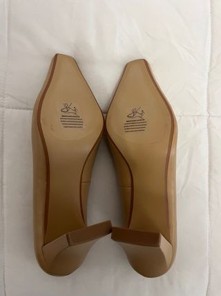 Zapatos de tacón Mango beige/marrón Nuevos