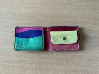 Portafoglio donna viola e fucsia