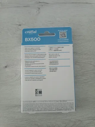 SSD Crucial BX500 480GB SATA 2.5 540MB/s