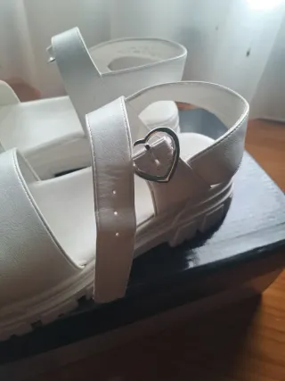 Sandalias niña blancas talla 35