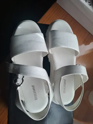 Sandalias niña blancas talla 35