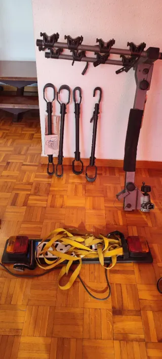 Portabicicletas para bola de remolque (4 bicis)