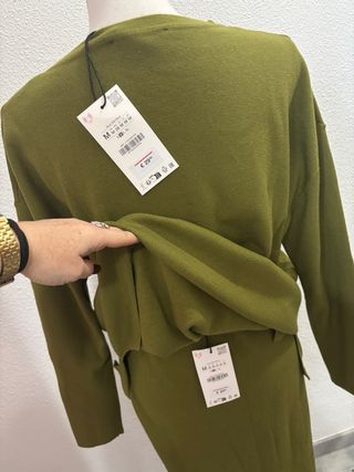Conjunto Zara verde