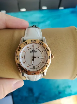 Reloj Optima Oro Blanco