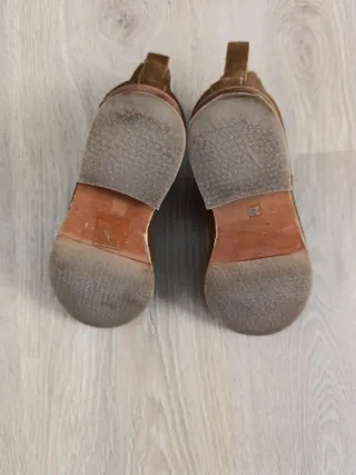 Botines niña ante marrón talla 29