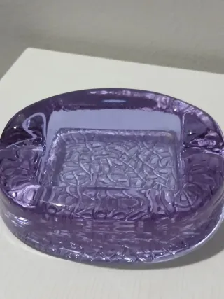 Posacenere vintage Murano viola
