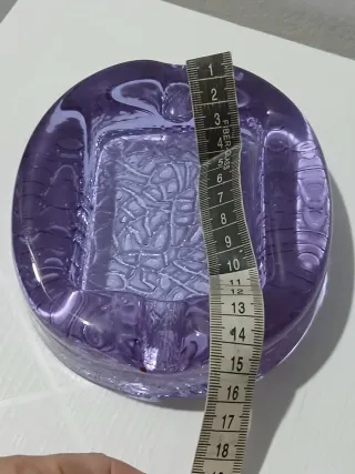 Posacenere vintage Murano viola