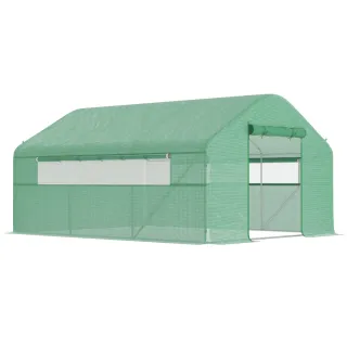 Invernadero Túnel 4x3x2m con 2 Ventanas