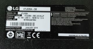 TV LG 47LS35A-5B