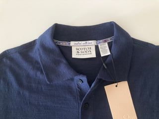 Scotch & Soda. Polo azul marino. Talla M