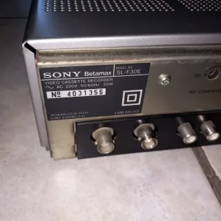 Vídeo Betamax Sony SL-F30 PAL