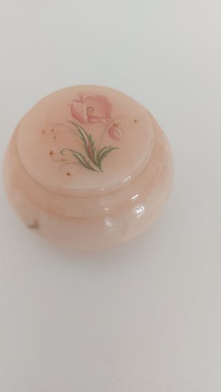 Scatolina decorativa in pietra con coperchio