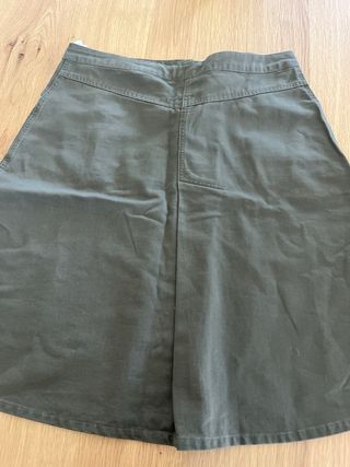 Falda Adolfo Domínguez Verde Oliva