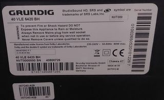 TV Grundig 40 VLE 6420 BH