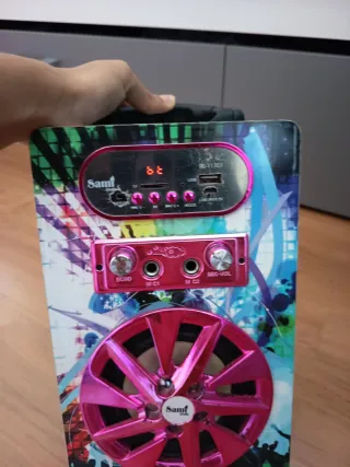 Altavoz Karaoke Bluetooth con entrada micro y USB