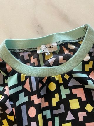 Camiseta estampada geométrica