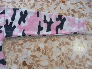 Sudadera camuflaje rosa y negra adolescente