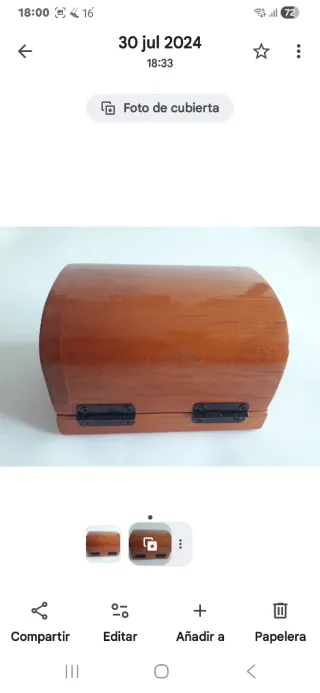 Soporte antiguo para reloj de bolsillo