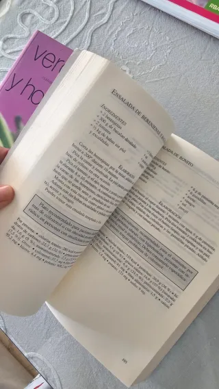Lote 2 libros de cocina saludable y recetas