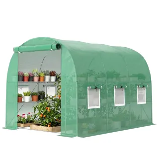 Invernadero Exterior 2.8x2x1.9m con Estantes