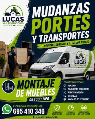 Portes y mudanzas Alicante Comunidad Valenciana
