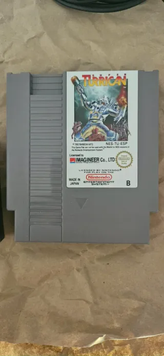 Lote Turrican y Lemmings Nintendo NES