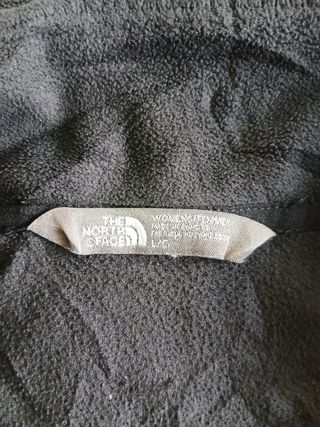 the north face pile zip woman size L black