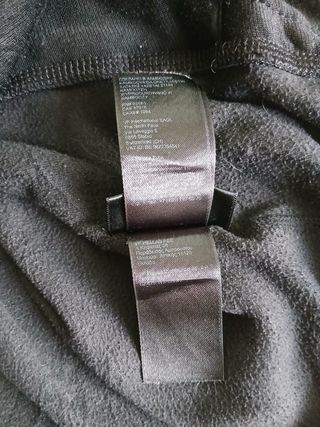 the north face pile zip woman size L black