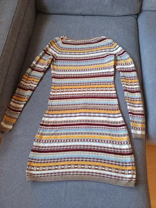 Vestido H&M étnico rayas talla M